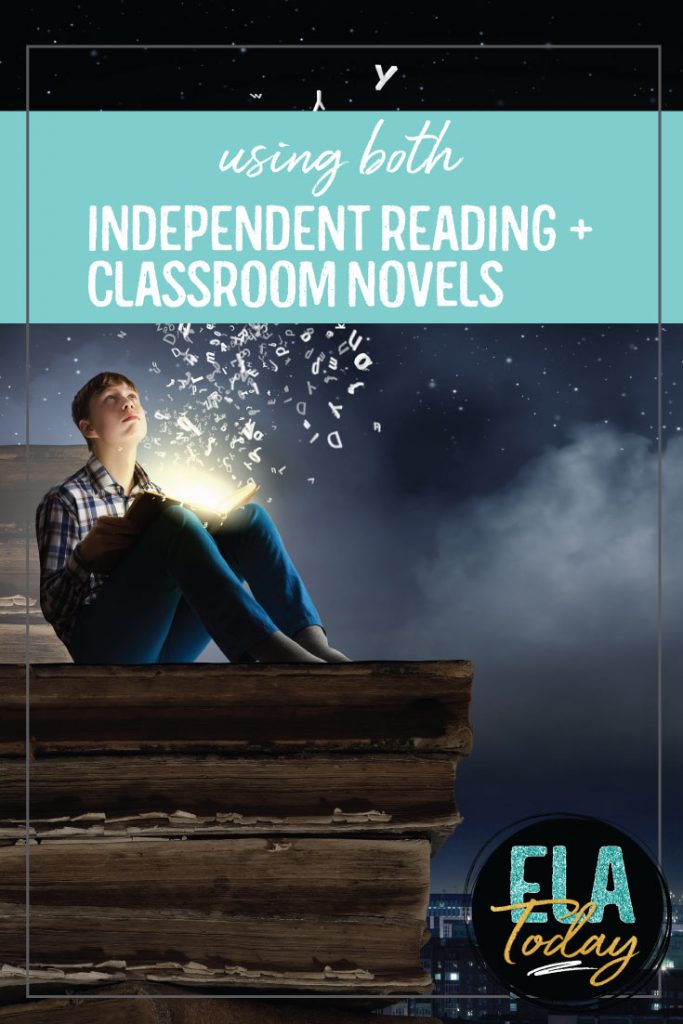 Encourage a love of reading in your ELA classroom with both independent reading and classroom novels. Find the approach that will work best for you and your students. #HighSchoolELA #LanguageArts