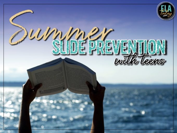 Ideas for working with teens over the summer months #SummerSlide #MiddleSchoolELA