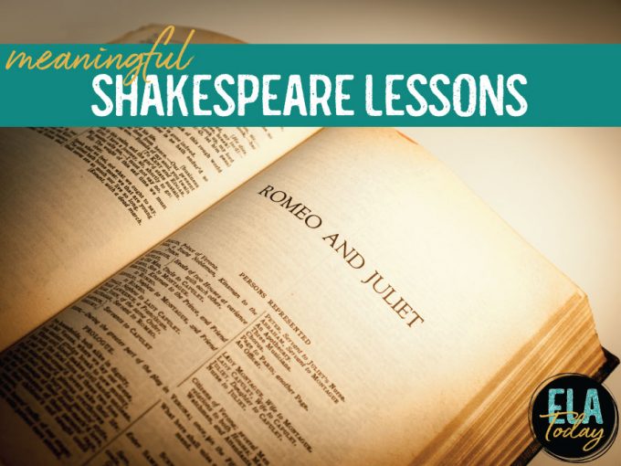 Teaching Shakespeare? Read different approaches for connecting these plays to today's students.
