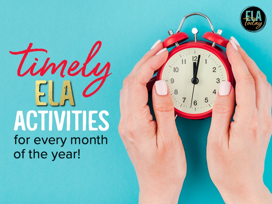 Timely ELA activities for every month of the school year! #MiddleSchoolELA #HighSchoolELA #TeachingELA